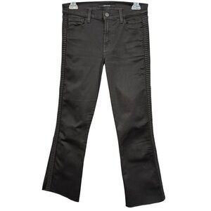 J Brand Selena Moto Jeans – Black Raw Hem (Fits Like 25) 0-2